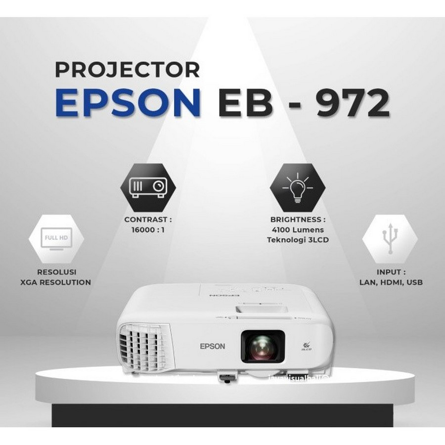 Proyektor EPSON EB-972 - depan